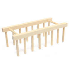 HDL Dapur Wastafel Kayu Dish Plate Drainer Buku Rak Pemegang StandPlates Pengeringan Besar