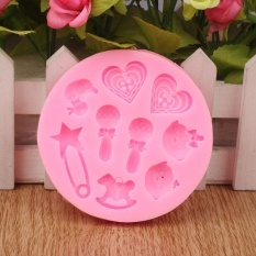 Heart Ikon Berbentuk Kue Muffin Coklat Cupcake Liner Baking Cup Cetakan-Intl