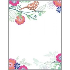 Hello Burung Desk Catatan Isi Ulang, Lembar Memo 150 Catatan Makalah, 3.25X4.25