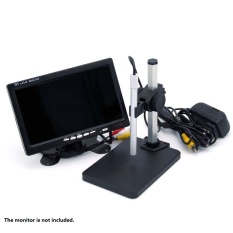 High Definition Digital Mikroskop Pembesaran 1-600X Magnifier Alat Pembesar Pen Gaya HD 2.0MP Video AV Interface Built-In 6 Lampu LED A006-Intl