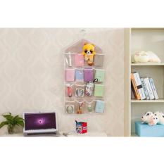 HOLYWINGS - Storage Gantung 16 Kantong Hanger Organizer Underwear Pouch Korean - COKLAT