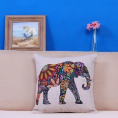 Rumah Mobil Tempat Tidur Sofa Dekoratif Warna-warni Gajah Bantal Kursi Sarung Bantal Kasus-Internasional