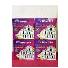 Homelux 12Pcs Spesial New Dutch Oven Dengan 2 Steamer Dan Glass Lid