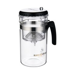 Panas Baru Berguna 200 Ml Teh Pot With Kaca Cangkir Infuser Tahan Karat For Penggunaan Rumah Cafe