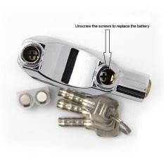Hot Penjualan Kinbar Alarm Gembok untuk Pintu/Motor/Sepeda/Mobil 110db Anti-pencurian Keamanan Lock Set dengan Baterai Kreatif-Intl