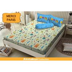HS Sprei Kintakun Dluxe Motif MERCI PARIS