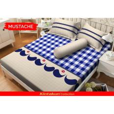 HS Sprei Kintakun Dluxe Motif MUSTACHE