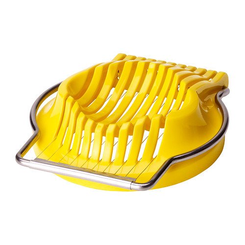 IKEA Slat Egg Cutter and Slicer - Pemotong Pengiris Telur Rebus - Kuning