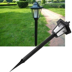 Ibelieve Solar Power LED Path Way Wall Landscape Mount Garden Pagar Lampu Lampu Luar Ruangan-Intl
