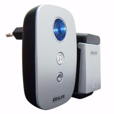 Idealife IL-295 Bel Rumah Listrik Tanpa Kabel dan Battery, Bell Pintu