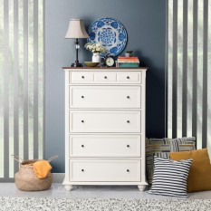 Ifurnholic Alfonso High 5 Drawers - Furniture Lemari Penyimpanan Multifungsi - Kabinet 5 Laci By Ifurnholic