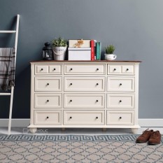 Ifurnholic Alfonso Wide 12 Drawers - Furniture Lemari Penyimpanan Multifungsi - Kabinet 12 Laci By Ifurnholic