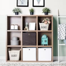iFurnholic Edwin Bookcase 3x3 - Rak Buku - Coffee - Gratis Pengiriman Pulau Jawa dan Denpasar