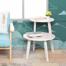 iFurnholic Funkis Tripod 5 - Meja Tamu - Putih Tulang - Gratis Pengiriman Pulau Jawa dan Denpasar