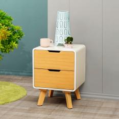 iFurnholic Helsinki Bedside Table - Meja Nakas - Coklat - Gratis Pengiriman Pulau Jawa dan Denpasar
