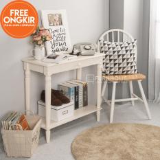 iFurnholic Lucia Hallway Console - Meja - Putih Tulang - Gratis Pengiriman Pulau Jawa dan Denpasar