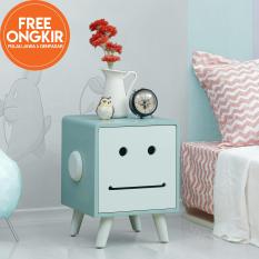 iFurnholic Macaron Night Stand - Meja Nakas - Tosca - Gratis Pengiriman Pulau Jawa dan Denpasar