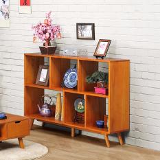 iFurnholic Retro Open Shelf - Rak Buku - Coklat - Gratis Pengiriman Pulau Jawa dan Denpasar
