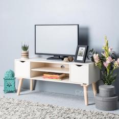 iFurnholic TVHolic High 90 - Meja TV - Putih Tulang - Gratis Pengiriman Pulau Jawa dan Denpasar
