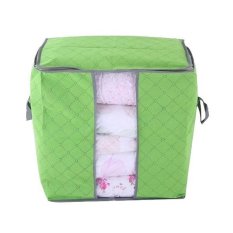 Igrosir Storage Bag Storage Box Tempat Penyimpanan Pakaian selimut bed cover - Hijau