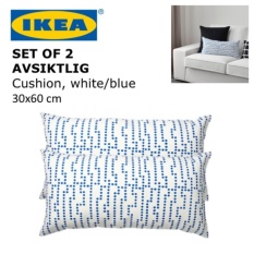 IKEA AVSIKTLIG 30x60 cm Sofa Couch Cushion Pillow Throw Bed Accent Side Small Playful Fun Decor