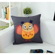 IKEA Kartun Kanvas Bantal Bantal Bantal Sofa Kantor Mobil Pinggang Cushion Bed Sandaran Bantal Cover Mengandung Core-Intl