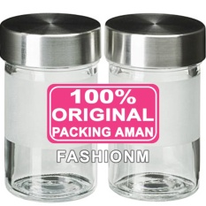 IKEA DROPPAR Spice Jar - Stoples Bumbu Kaca Stainless Steel 2pcs