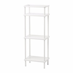 Ikea Dynan Unit Rak Dengan Gantungan Handuk - Putih