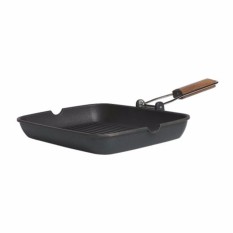 Ikea Grilla Wajan Panggang Teflon Gagang Baja Tahan Karat / Grill Pan - Hitam