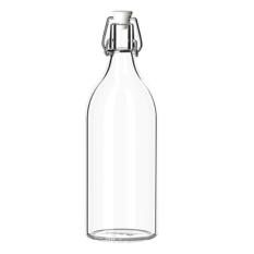IKEA KORKEN - Ukuran 1L - Bottle With Stopper - Botol Kaca Dengan Penutup - Kaca Bening - 1 Pc