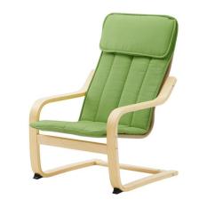 Ikea Poang Kursi Anak Berlengan Kayu Birch - Hijau