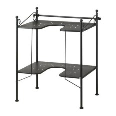 IKEA RONNSKAR Rak meja wastafel warna hitam