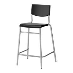 IKEA STIG Kursi Bar Dengan Sandaran Tinggi 63Cm