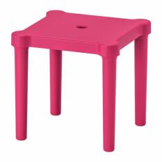 Ikea Utter Bangku Kecil Anak Dalam/Luar Ruang - Merah Muda