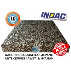 Inoac Kasur Busa Ukuran No. 1 (200x180x20cm) Motif Tralis Coklat