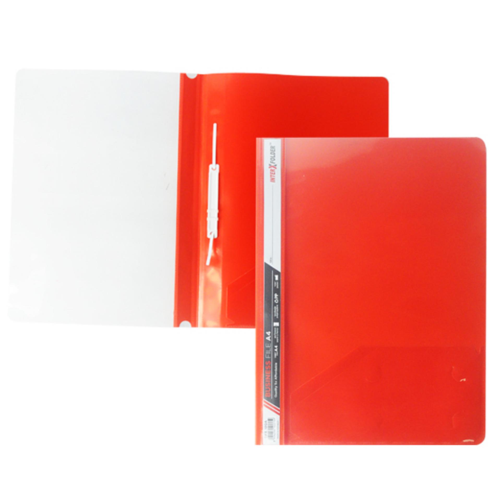 INTER X FOLDER BUSINESS FILE BFX 100A A4 RED 1pcs INTER X FOLDER BUSINESS FILE BFX 100A A4 RED 1pcs