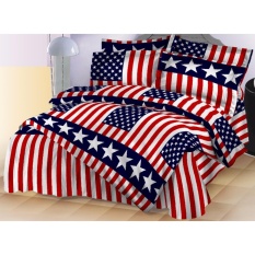 Istanaku Bedcover dan Sprei Uk.120x200 - Bendera USA