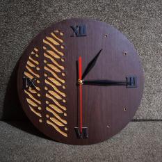 Jam Dinding Karakter Unik CYM Exclusive Model Batik CCT01