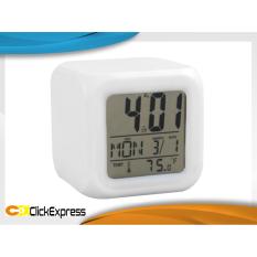 JAM LED ALARM WEKER LAMPU TIDUR 7 WARNA
