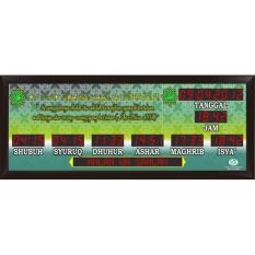 Jam Masjid Digital Ukuran Jumbo QH Frame Minimalis