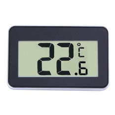 Jaxuzha KOBWA Ipx3 Waterproof Digital Layar LCD Besar Kulkas Freezer Room Thermometer Mudah Dibaca dengan Magnetic Back Hanging Hook -Intl