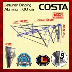 Jemuran Dinding Aluminium 100 cm / Jemuran Baju Murah / Gantungan Baju