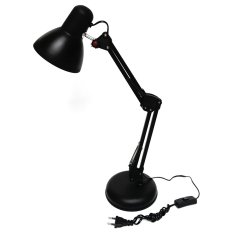 EELIC JM-800 Lampu Meja - Belajar - Baca Arsitek Hitam Rotateable - Flexibel - Portable 220V 100W