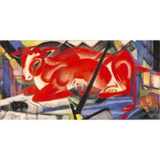 Jiekley Fine Art - Lukisan The World Cow Karya Franz Marc - 1913