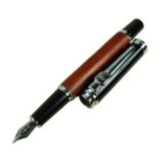 Jinhao 8812 Pulpen Mawar Tong Kayu Gaya Antik-Internasional