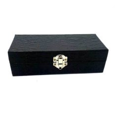 Jogja Craft Box Cincin Batu Akik kaca Crocodile - isi 10 - Hitam