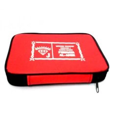 Jogja Craft Dompet Tempat Cincin Batu Akik Batu Permata - Merah