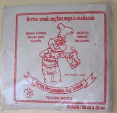 JUAL Kertas Nasi Kotak Kecil / Kertas Coklat (250Lbr)
