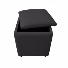 JYSK Pouffe Holeby With Storage 40X40Cm Black