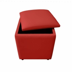 JYSK Pouffe Holeby With Storage 40X40Cm Red